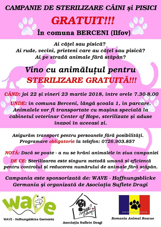2018 03 04 - campanie sterilizare caini pisici