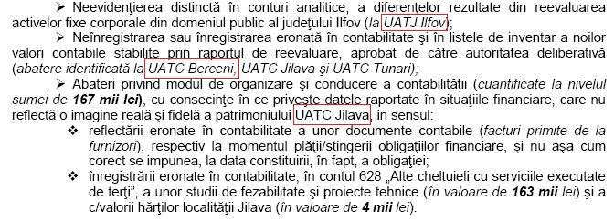 curtea ed conturi - 2013 - probleme CJI si Berceni