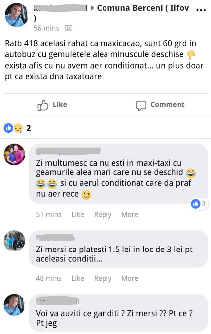 Civilizatie: vezi interesul comun (parcarile, banda biciclete si RATB ...
